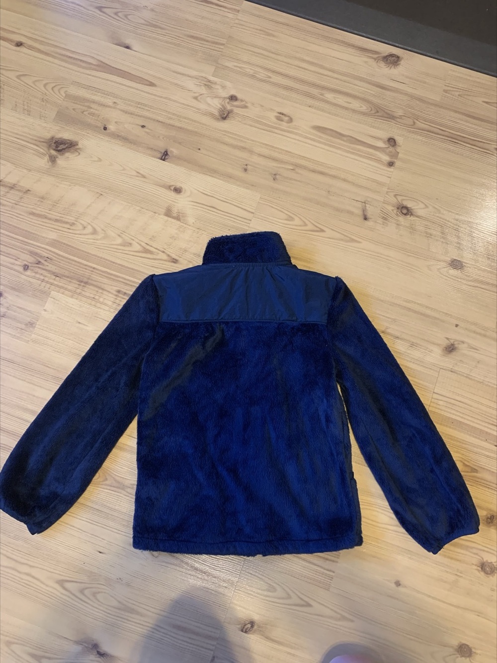 PLACE Girls Black Fleece Jacket Size Small Like New